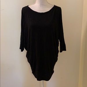 Black Dolman Sleeve Top